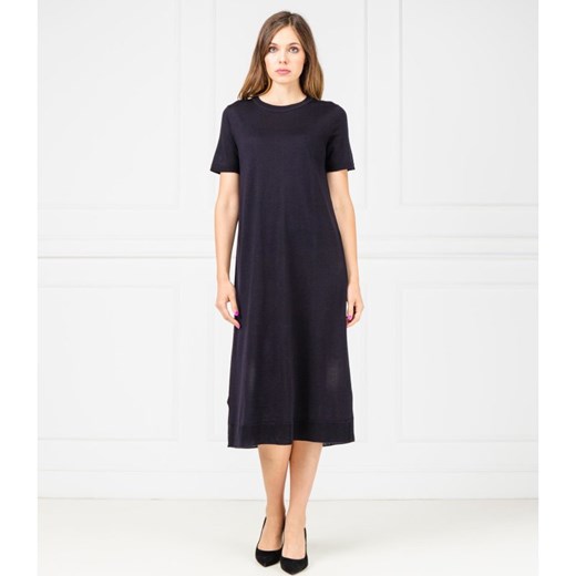 TORY BURCH Wełniana sukienka | z dodatkiem jedwabiu Tory Burch XS promocyjna cena Gomez Fashion Store