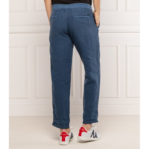 BOSS CASUAL Lniane spodnie Symoon1 | Tapered 46 Gomez Fashion Store okazyjna cena