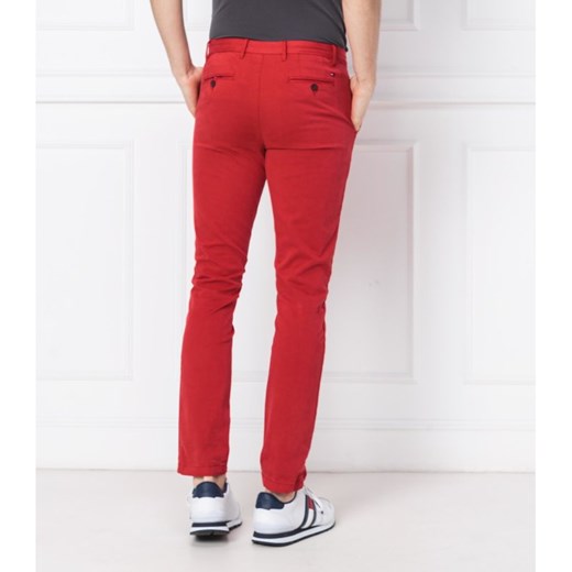 Tommy Hilfiger Spodnie chino Straight Denton | Regular Fit Tommy Hilfiger 34/34 wyprzedaż Gomez Fashion Store