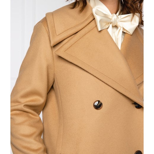 Boss Wełniany płaszcz Ceradona | z dodatkiem kaszmiru 36 Gomez Fashion Store okazyjna cena