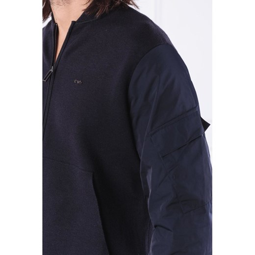 Emporio Armani Bluza | Regular Fit | z dodatkiem wełny Emporio Armani XL promocja Gomez Fashion Store