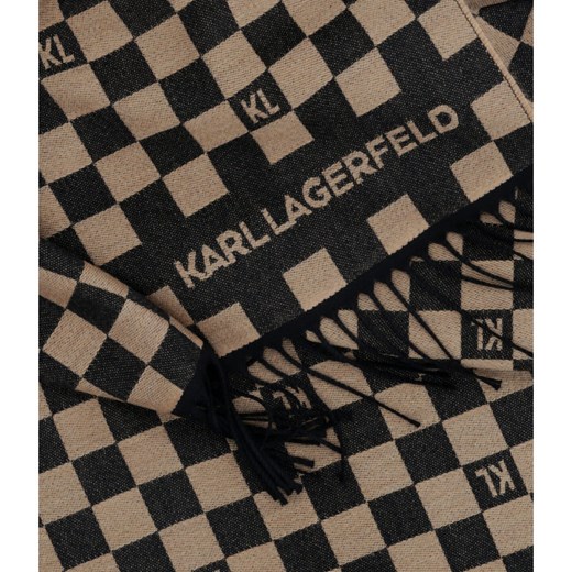 Karl Lagerfeld Wełniany szal Karl Lagerfeld Uniwersalny wyprzedaż Gomez Fashion Store