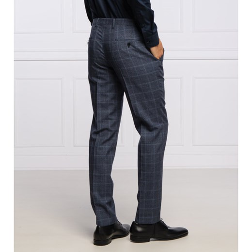 Boss Wełniane spodnie Genius5 | Slim Fit 50 promocyjna cena Gomez Fashion Store