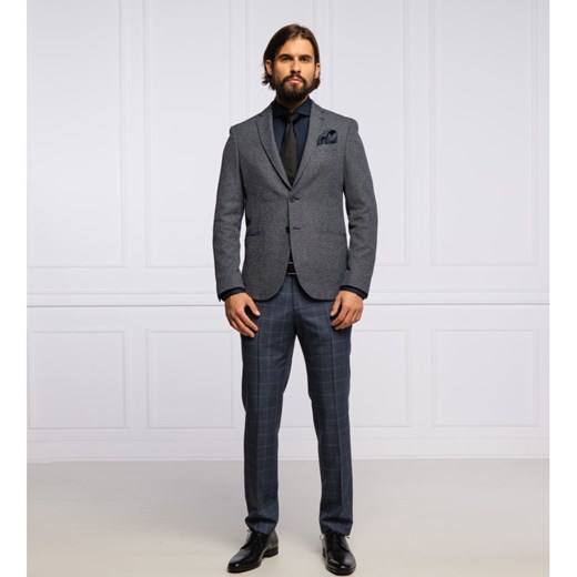 Boss Wełniane spodnie Genius5 | Slim Fit 50 Gomez Fashion Store okazja