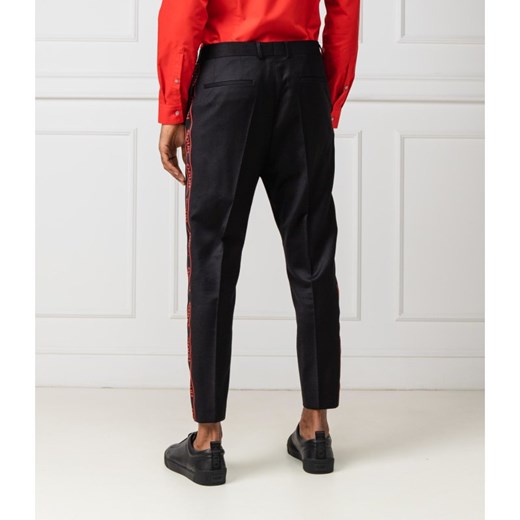 HUGO Wełniane spodnie Farlys | Relaxed fit 54 okazja Gomez Fashion Store