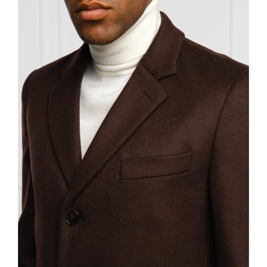 Boss Wełniany płaszcz Nye2 | z dodatkiem kaszmiru 50 promocyjna cena Gomez Fashion Store