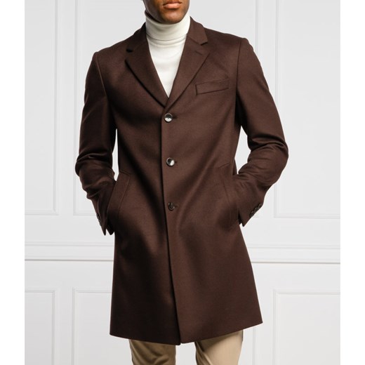 Boss Wełniany płaszcz Nye2 | z dodatkiem kaszmiru 54 wyprzedaż Gomez Fashion Store