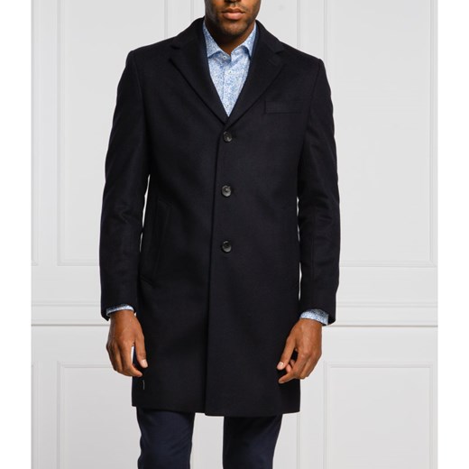 Boss Wełniany płaszcz Nye2 | z dodatkiem kaszmiru 48 wyprzedaż Gomez Fashion Store