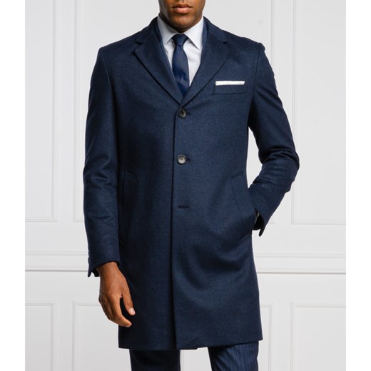 Boss Wełniany płaszcz Nye2 | z dodatkiem kaszmiru 46 Gomez Fashion Store okazyjna cena