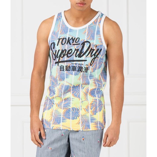 Superdry Tank top | Regular Fit Superdry XL okazja Gomez Fashion Store