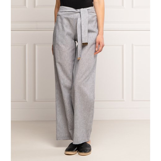 Michael Kors Lniane spodnie | Regular Fit Michael Kors 38 wyprzedaż Gomez Fashion Store