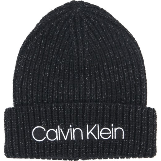 Calvin Klein Szal + czapka | z dodatkiem wełny Calvin Klein Uniwersalny promocyjna cena Gomez Fashion Store