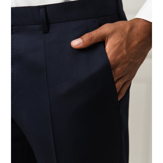 Boss Wełniane spodnie Genius5 | Slim Fit 48 Gomez Fashion Store