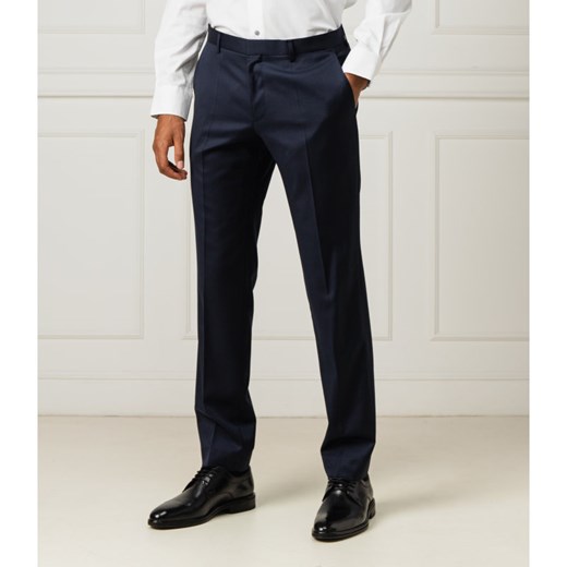 Boss Wełniane spodnie Genius5 | Slim Fit 54 Gomez Fashion Store