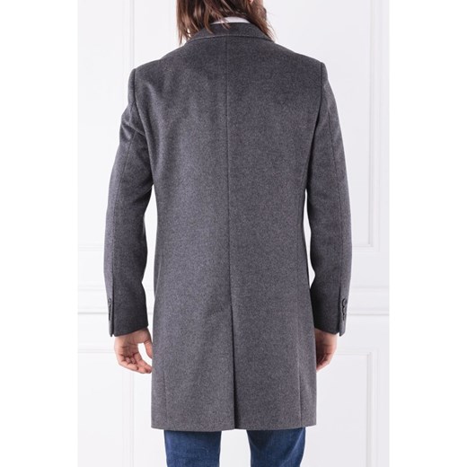 Boss Wełniany płaszcz Nye2 | z dodatkiem kaszmiru 48 okazyjna cena Gomez Fashion Store
