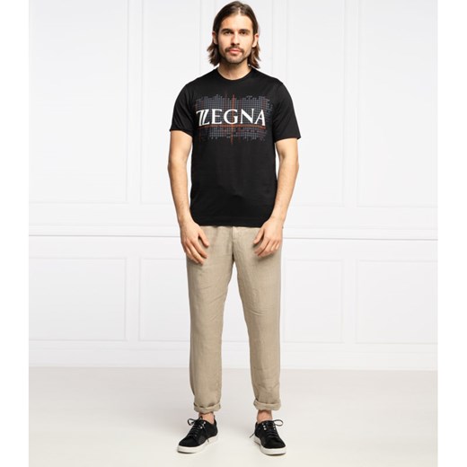 Z Zegna Lniane spodnie | Regular Fit Z Zegna 50 wyprzedaż Gomez Fashion Store