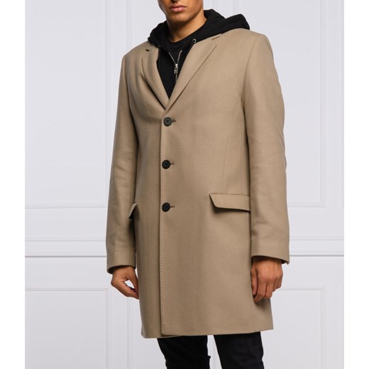 HUGO Wełniany płaszcz Migor2041 52 promocja Gomez Fashion Store