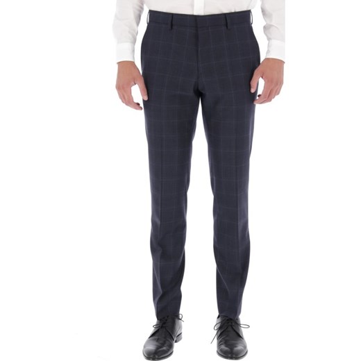 Boss Wełniane spodnie Genesis4 | Slim Fit 48 wyprzedaż Gomez Fashion Store