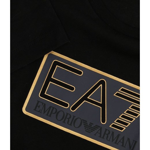 EA7 T-shirt | Regular Fit 130 wyprzedaż Gomez Fashion Store