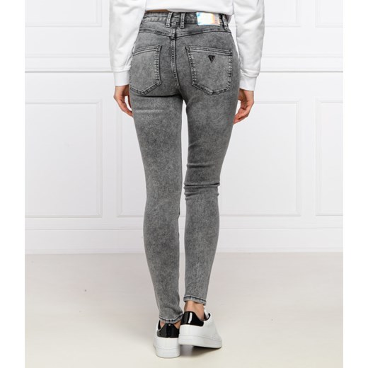 GUESS JEANS Jeansy SUPER HIGH YOKE | Slim Fit 27/29 wyprzedaż Gomez Fashion Store