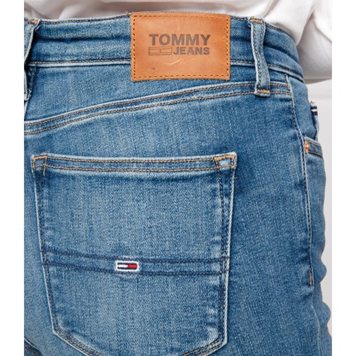 Niebieskie jeansy damskie Tommy Jeans 