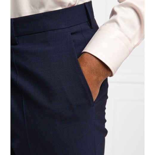 HUGO Wełniane spodnie Getlin202 | Slim Fit 52 promocja Gomez Fashion Store