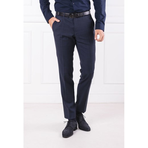 HUGO Wełniane spodnie Getlin | Slim Fit 52 wyprzedaż Gomez Fashion Store