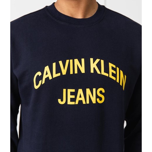 CALVIN KLEIN JEANS Bluza INSTITUTIONAL CURVED LOGO | Regular Fit L okazja Gomez Fashion Store