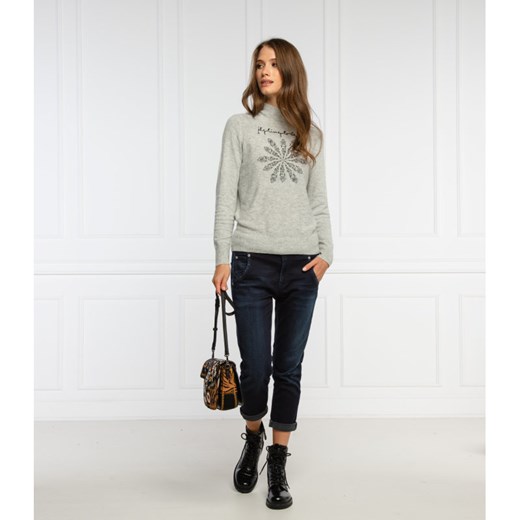 Desigual Sweter EVORA | Regular Fit | z dodatkiem wełny i kaszmiru Desigual S wyprzedaż Gomez Fashion Store