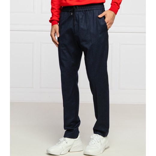 HUGO Wełniane spodnie Howard204 | Extra slim fit 50 Gomez Fashion Store promocja