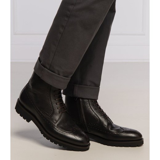 Boss Skórzane buty Edenlug 42,5 okazyjna cena Gomez Fashion Store
