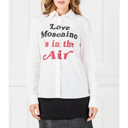 Love Moschino Koszula | Regular Fit Love Moschino 40 promocyjna cena Gomez Fashion Store