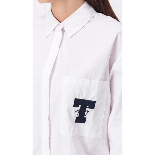 Tommy Jeans Koszula TJW SOLID TOMMY DETAIL | Oversize fit Tommy Jeans S promocja Gomez Fashion Store