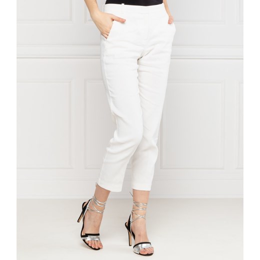Pinko Lniane spodnie BELLO | Regular Fit Pinko 40 wyprzedaż Gomez Fashion Store