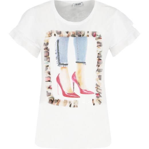 Liu Jo T-shirt | Regular Fit Liu Jo L okazja Gomez Fashion Store
