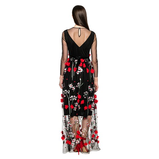 Sukienka maxi w 3D kwiaty L`AF MAGIC 34 Eye For Fashion