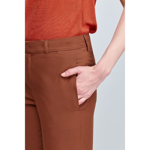 Spodnie damskie Strenesse wiosenne z bawełny 