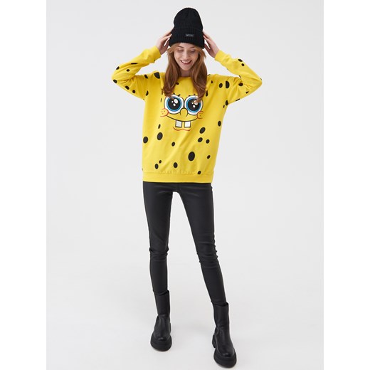 Sinsay - Bluza Spongebob - Żółty Sinsay XL Sinsay