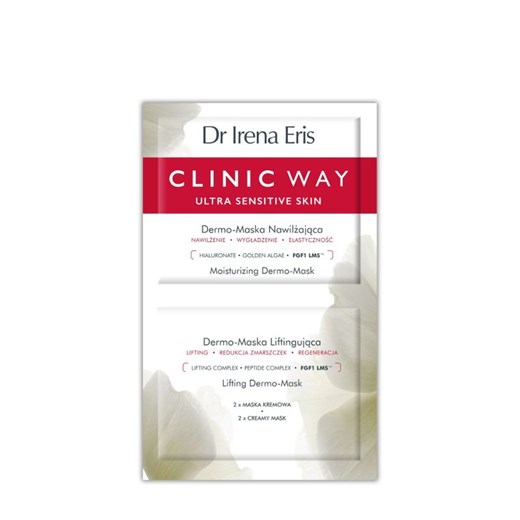 Dr Irena Eris Clinic Way Dermo-Maska Nawilżająca + Dermo-Maska Liftingująca 2x6 ml Dr Irena Eris Dr Irena Eris