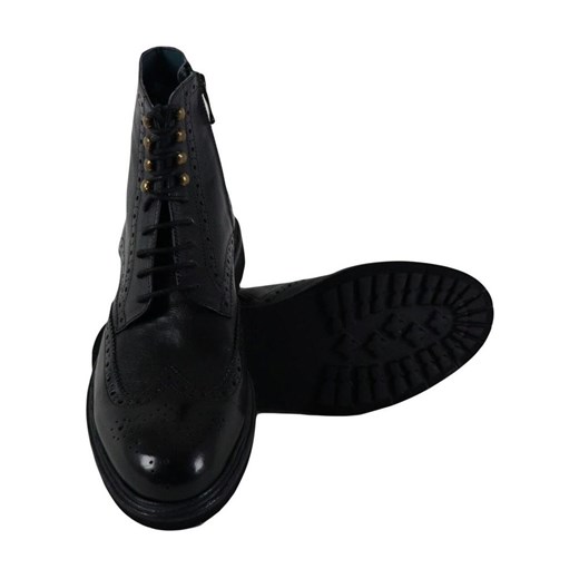 men's 9-loop brogue boots with zip FW20 Crispiniano 43 okazyjna cena showroom.pl
