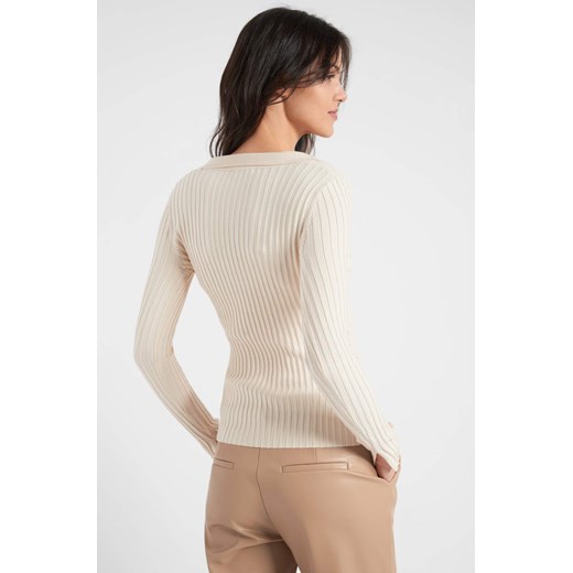 Beżowy sweter damski ORSAY z wiskozy