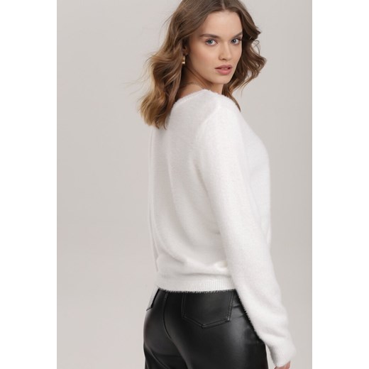 Biały Sweter Astethei Renee S/M Renee odzież