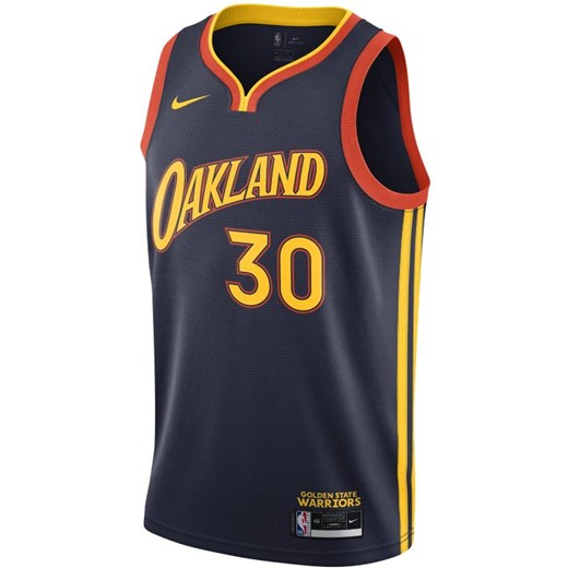 Koszulka dla dużych dzieci Stephen Curry Warriors City Edition Nike NBA Swingman - Niebieski Nike L Nike poland
