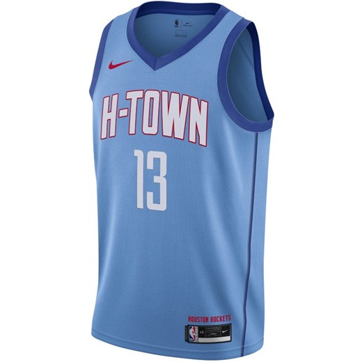 Koszulka dla dużych dzieci James Harden Rockets City Edition Nike NBA Swingman - Niebieski Nike L Nike poland