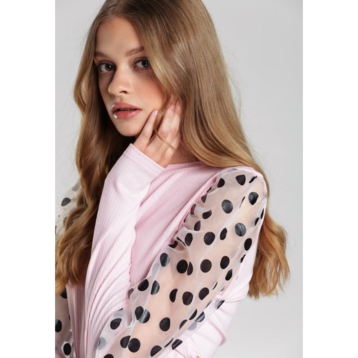 Różowa Bluzka Amphinomis Renee S/M Renee odzież
