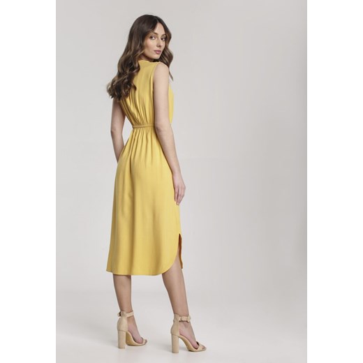 Żółta Sukienka Sireimere Renee XL Renee odzież