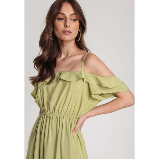 Zielona Sukienka Echodine Renee L/XL Renee odzież