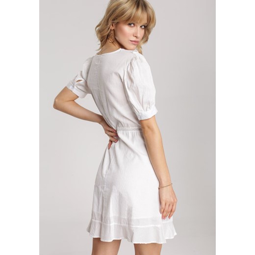 Biała Sukienka Eluthelia Renee L/XL Renee odzież