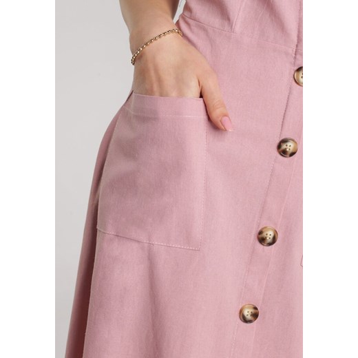 Różowa Sukienka Arriethea Renee L/XL Renee odzież