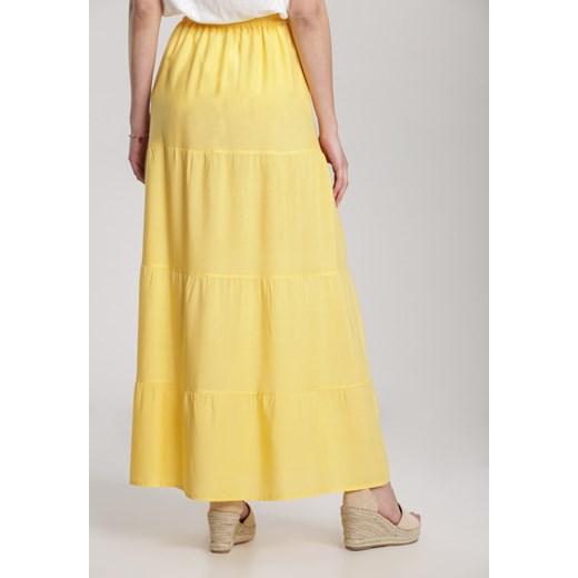 Żółta Spódnica Calothise Renee XL/XXL Renee odzież